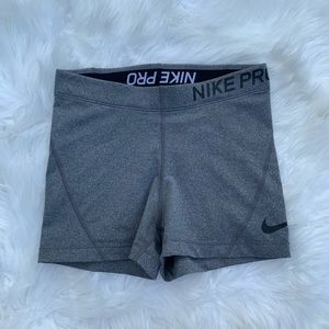 NIKE PROS grey spandex